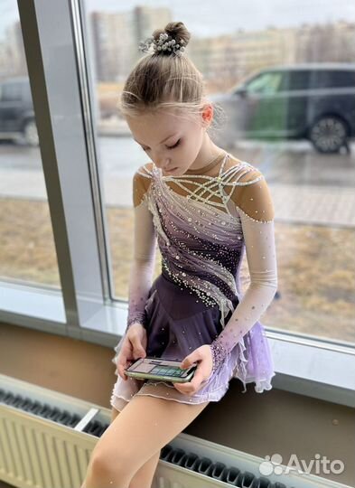 Платье для фигурного катания 134-142