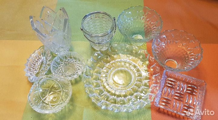 Хрусталь ваза салатник СССР