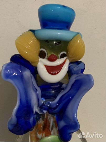 Статуэтка «клоун».Мурано-28 см