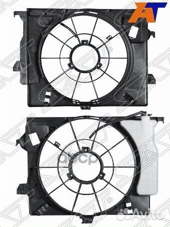 Диффузор радиатора hyundai solaris / KIA RIO II