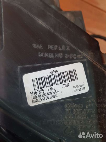 Фара jeep grand cherokee wk2 правая и левая