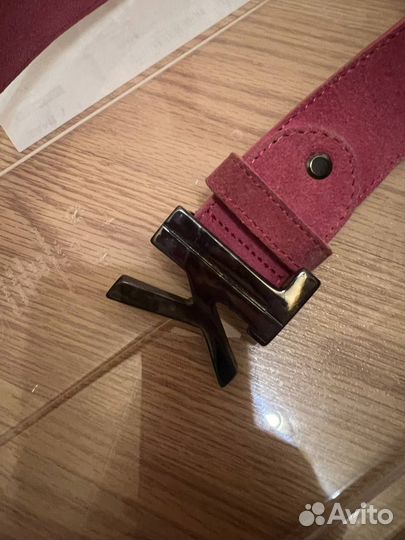 Пояс замшевый