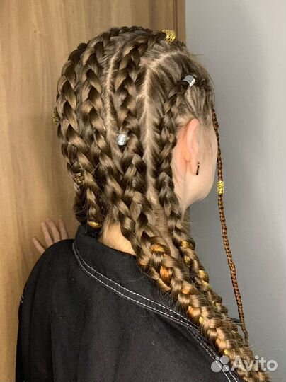 Плетение афрокосичек