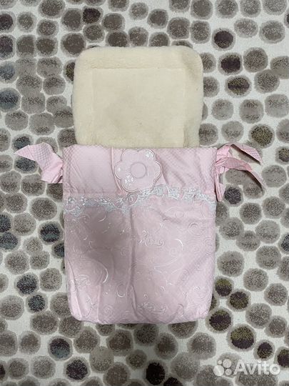 Детский конверт на выписку зимний