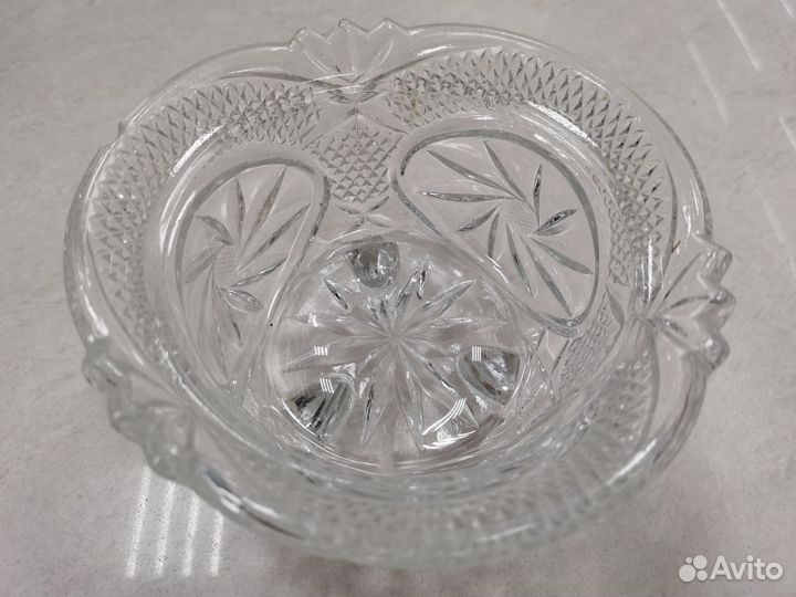 Конфетница хрусталь СССР