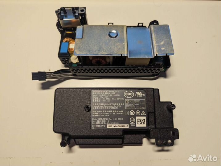 Блок питания xbox one s оригинал неисправный