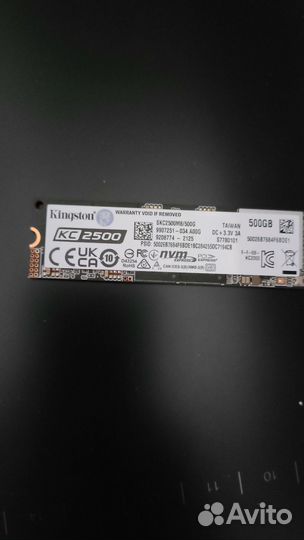 Ssd m2 nvme 500gb Kingston