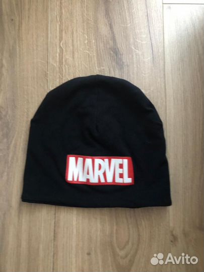 Легкая шапка для мальчика 4-8 лет+перчатки 2 пары