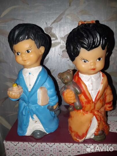 Пластмассовые и резиновые игрушки ссср.Кьюпи