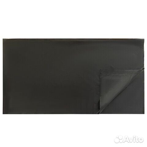 Мешки мусора 240 л, черные, в пачке 50 штук, прочн