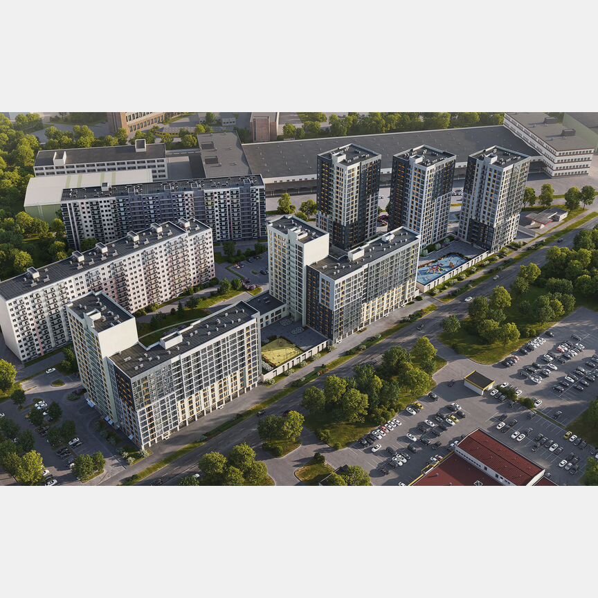 1-к. квартира, 37,1 м², 8/12 эт.