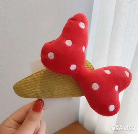 Ободок с ушками заколка резинка для волос