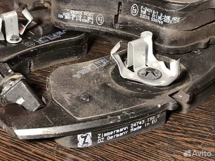 Тормозные колодки audi