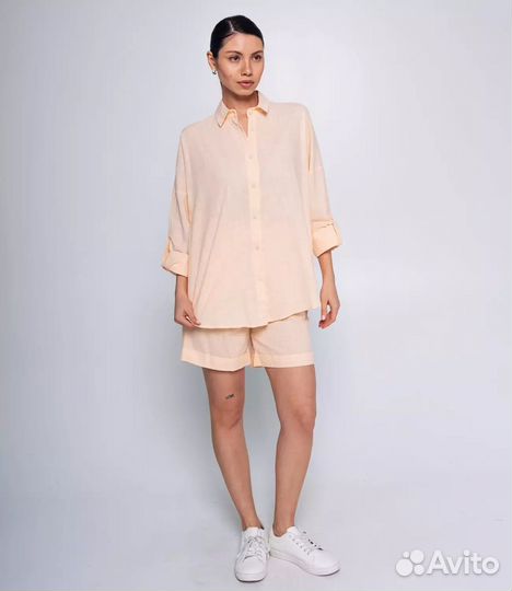 Женский летний костюм лен