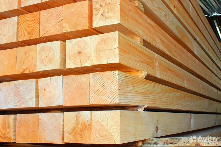 Брус от производителя 100х150мм, лиственница