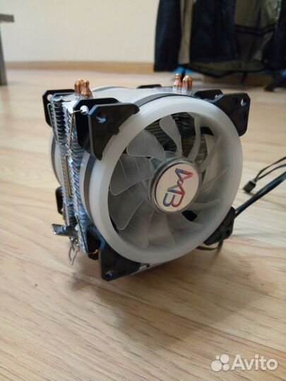 Кулер процеccорный с RGB подсветкой/обмен