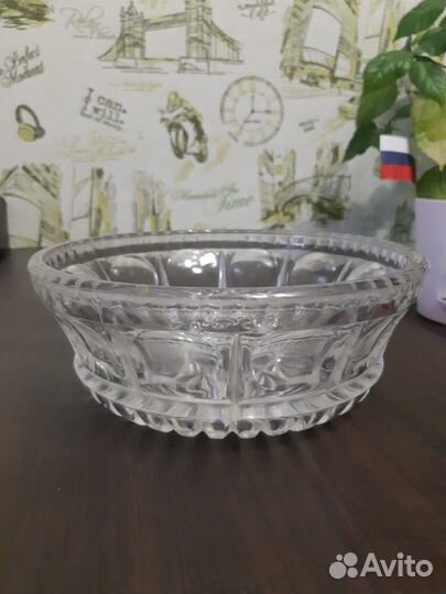 Хрустальный салатник СССР