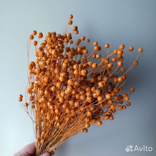 Лён окрашенный и натуральный