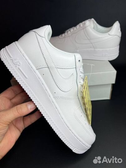 Nike аir Force 1 белые мужские