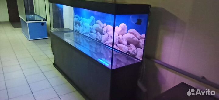 Аквариум 700 свет биофильтр фон подставка