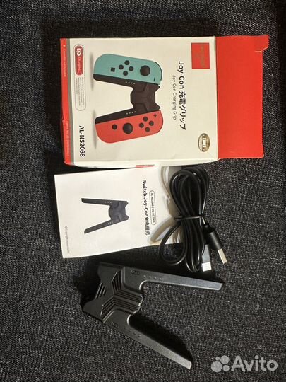 Заряд для геймпада Joy Con Nintendo Switch, черный
