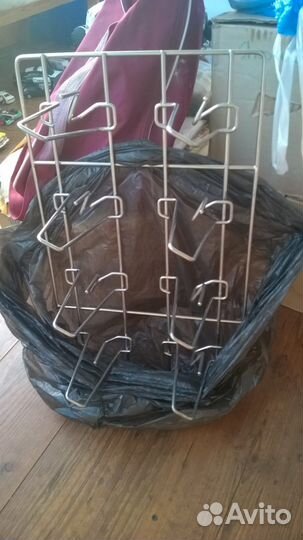 Решетка для курицы гриль на 8 штук. 33 на 53 см, в