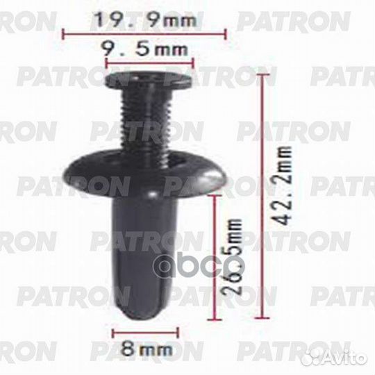 Клипса пластмассовая Mitsubishi применяемость:
