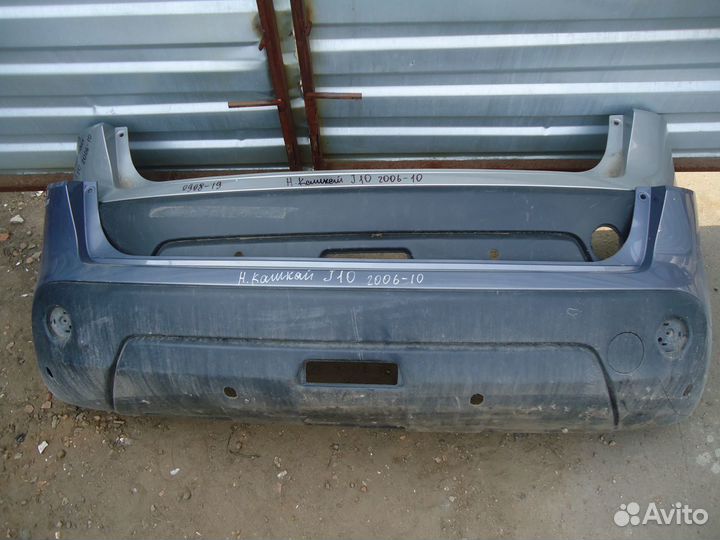 Бампер задний Nissan Qashqai J10 Кашкай