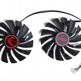 Вентиляторы MSI GTX 960 970 980 Gaming X 6 пин