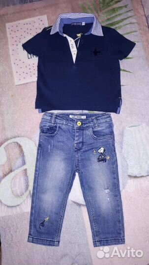 Комплект вещей для мальчика 6-9 мес