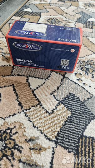 Передние колодки Goodwill 1105F на Ниссан