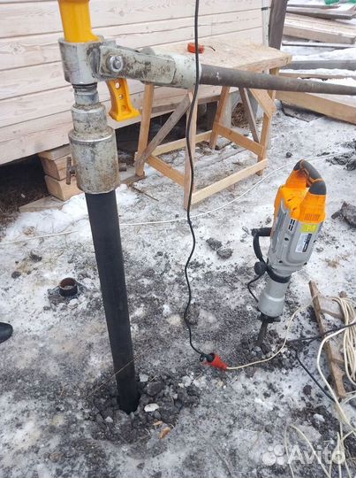Винтовые сваи с монтажом