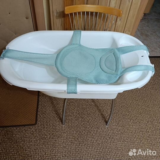 Ванночка с горкой, сливом и гамаком