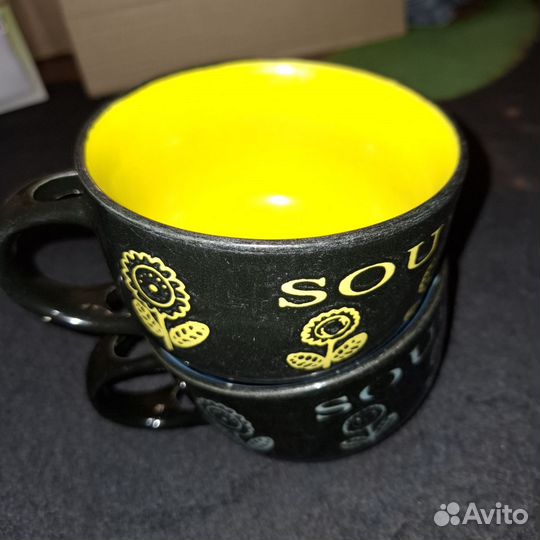 Супница бульонница, 2 штуки