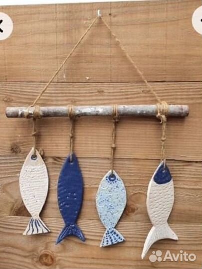 Деревянные рыбки для поделок