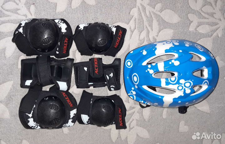 Детский шлем защитный + защита