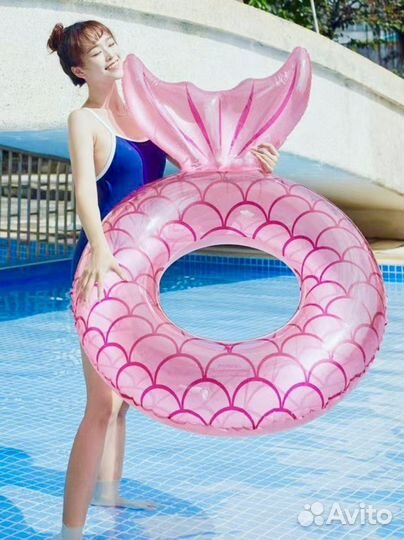 Надувной круг Русалка 110 см
