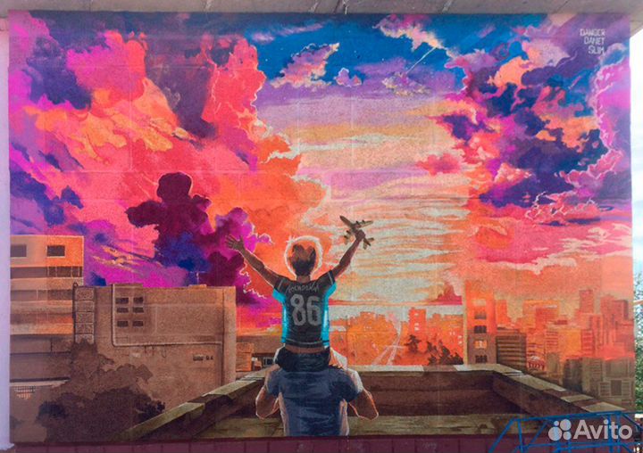 Граффити оформление, роспись стен, художник