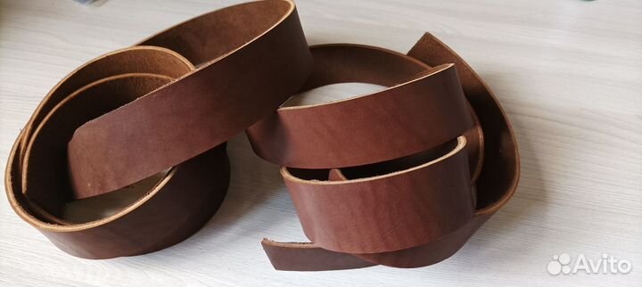 Ременные заготовки из чепрака черные,коричневые