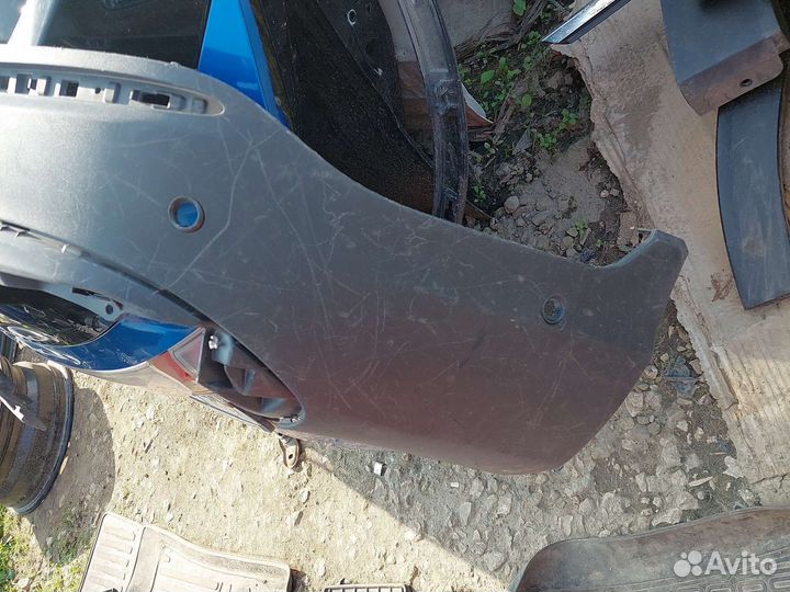 Юбка спойлер заднего бампера мерседес glc x253