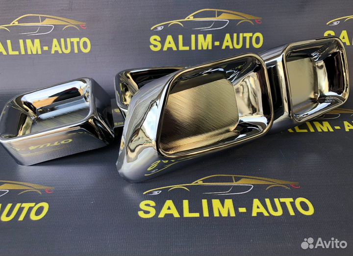 AMG накладки на задний бампер Лада приора 2