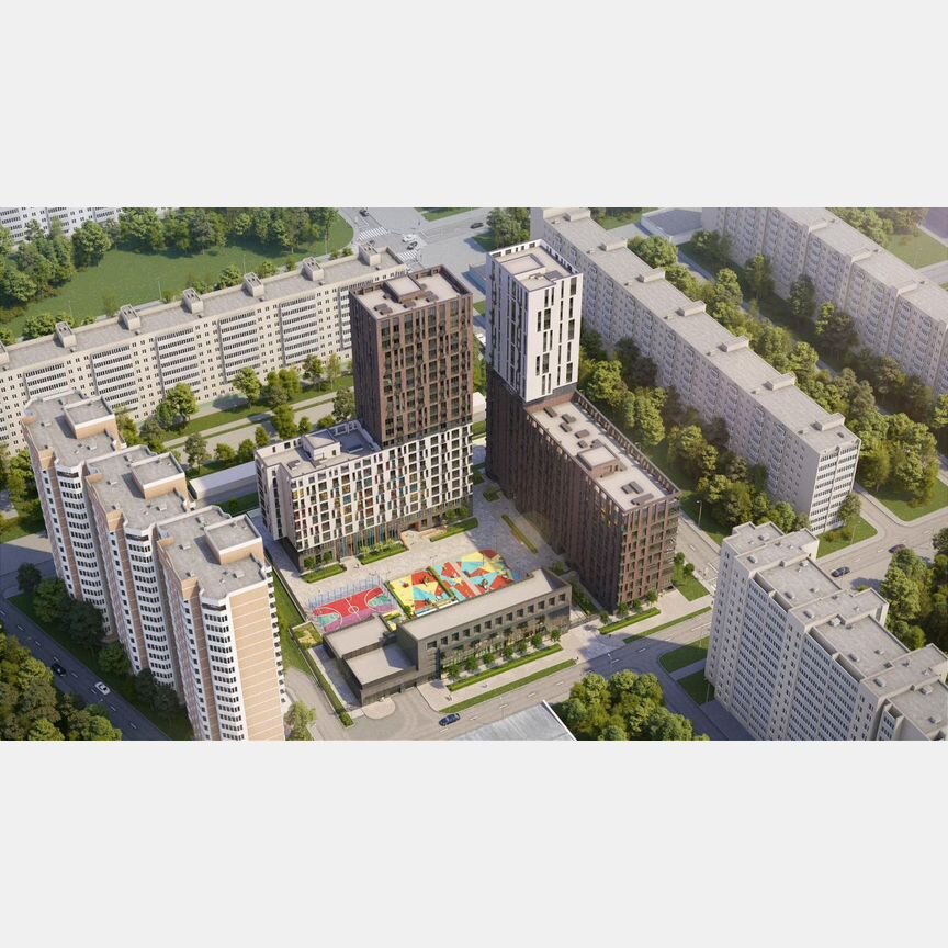 2-к. квартира, 81,1 м², 4/20 эт.