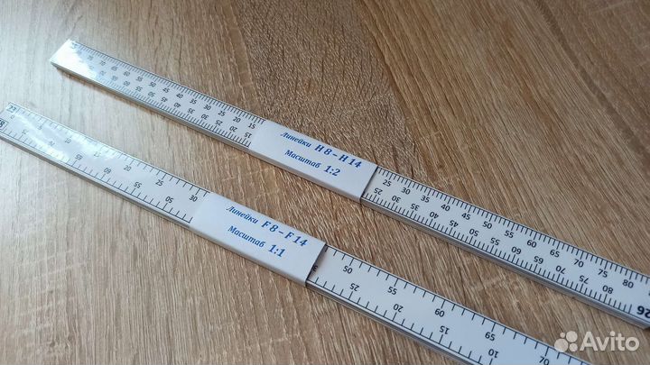 Лекальные линейки (компл. 1:1 / 1:2 ) SK700, SK562