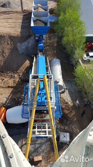 Мобильный бетонный завод под ключ