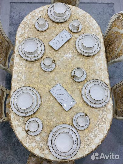 Набор столовой посуды на 6 персон фарфор