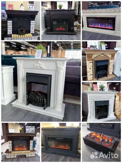 Камин электрический с порталом в наличии