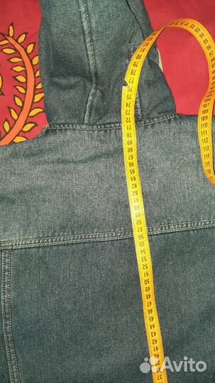 Джинсовая куртка с мехом мужская xl