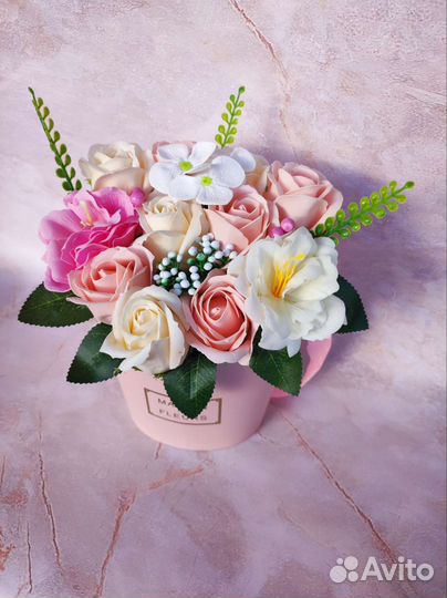 Букет цветов из мыла