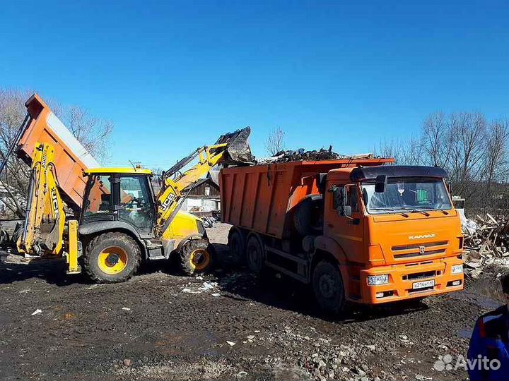 Вывоз мусора самосвал