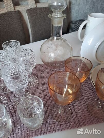 Графинчик и рюмочки и др посуда СССР